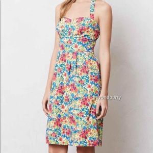 anthropologie girl from savoy garden party dress